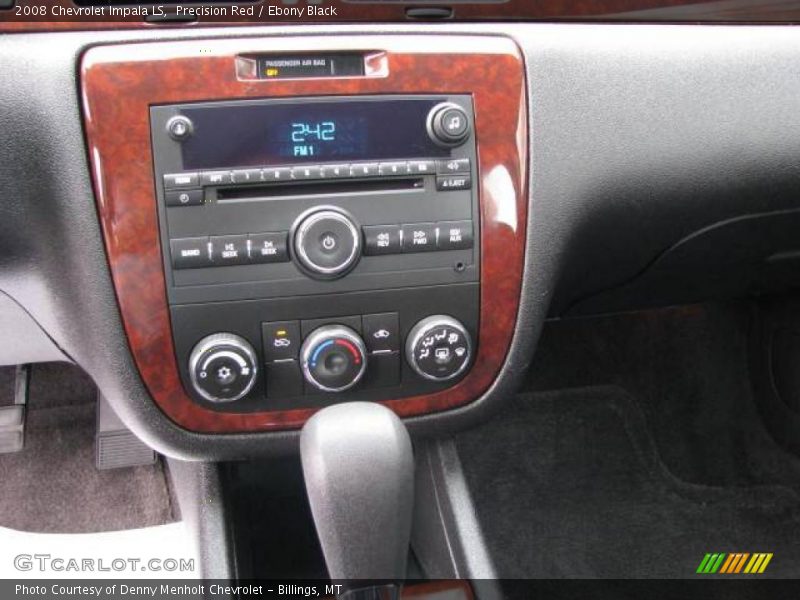 Precision Red / Ebony Black 2008 Chevrolet Impala LS
