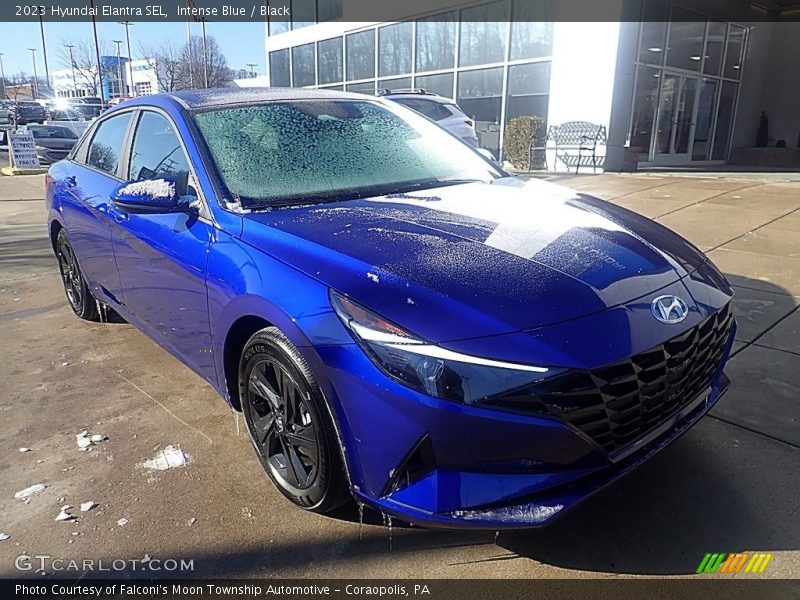 Intense Blue / Black 2023 Hyundai Elantra SEL