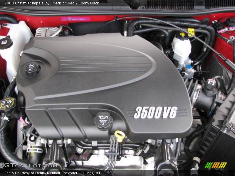 Precision Red / Ebony Black 2008 Chevrolet Impala LS