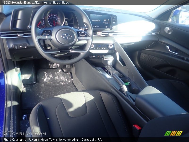 Intense Blue / Black 2023 Hyundai Elantra SEL