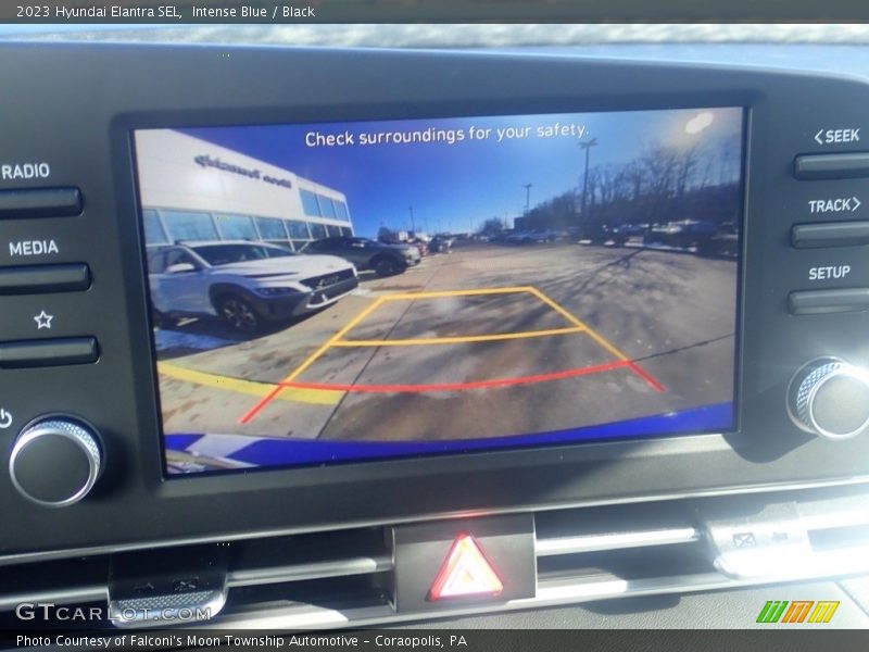 Intense Blue / Black 2023 Hyundai Elantra SEL