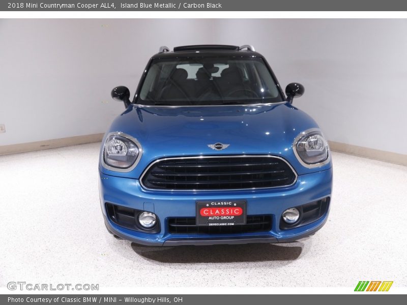 Island Blue Metallic / Carbon Black 2018 Mini Countryman Cooper ALL4