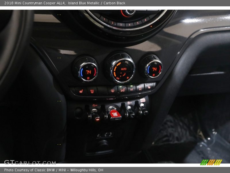 Island Blue Metallic / Carbon Black 2018 Mini Countryman Cooper ALL4