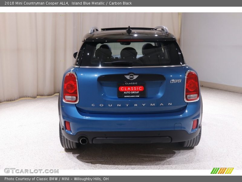 Island Blue Metallic / Carbon Black 2018 Mini Countryman Cooper ALL4