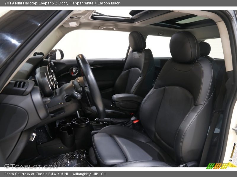Pepper White / Carbon Black 2019 Mini Hardtop Cooper S 2 Door