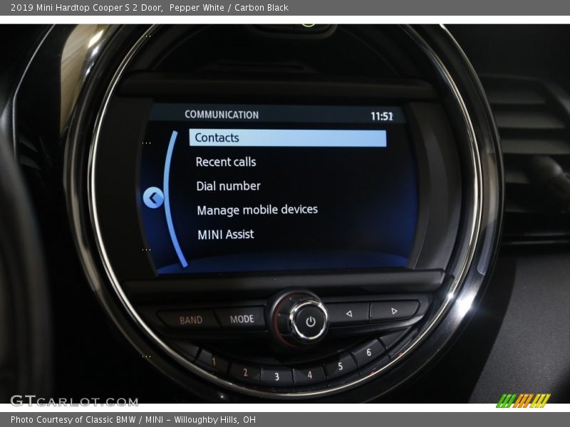 Pepper White / Carbon Black 2019 Mini Hardtop Cooper S 2 Door