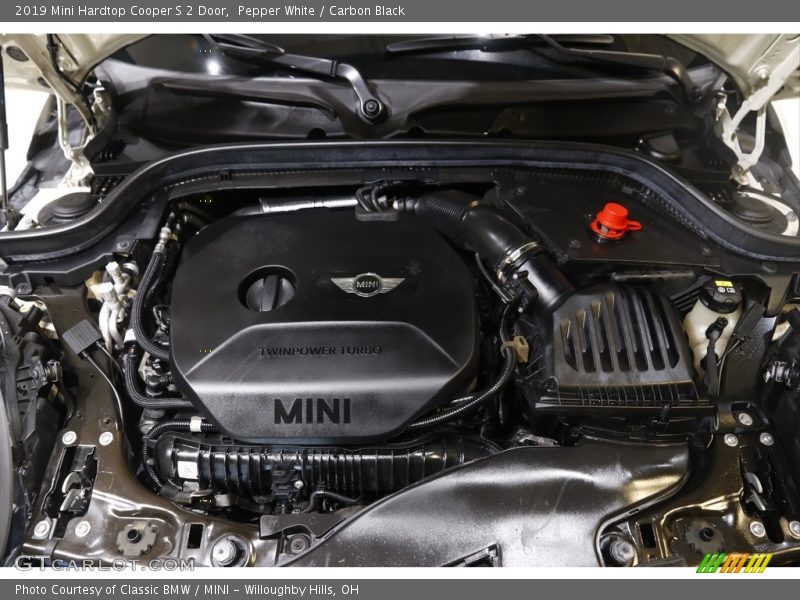 Pepper White / Carbon Black 2019 Mini Hardtop Cooper S 2 Door
