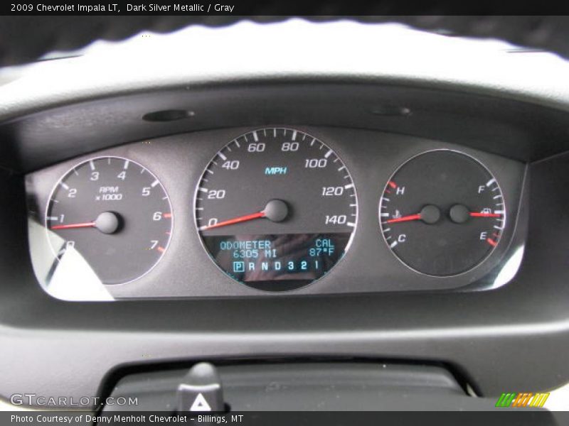 Dark Silver Metallic / Gray 2009 Chevrolet Impala LT
