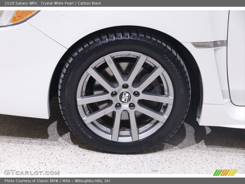 Crystal White Pearl / Carbon Black 2018 Subaru WRX