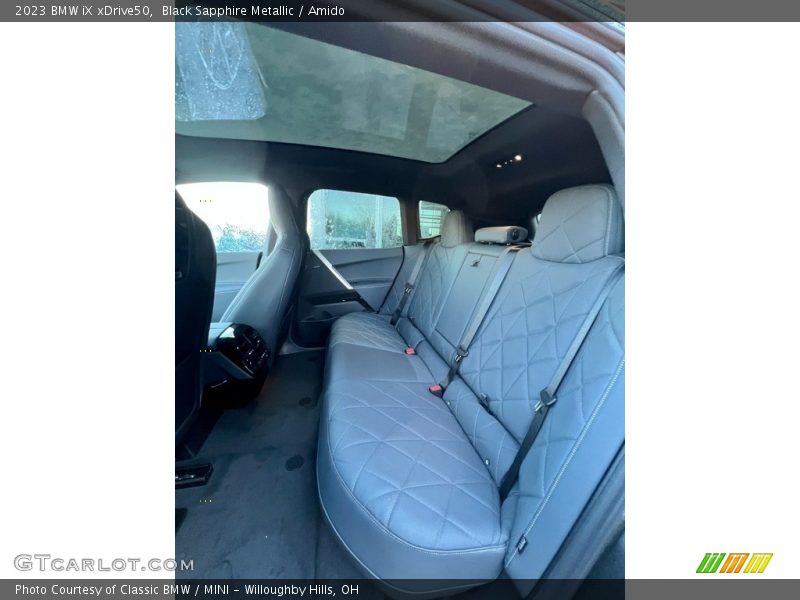 Black Sapphire Metallic / Amido 2023 BMW iX xDrive50