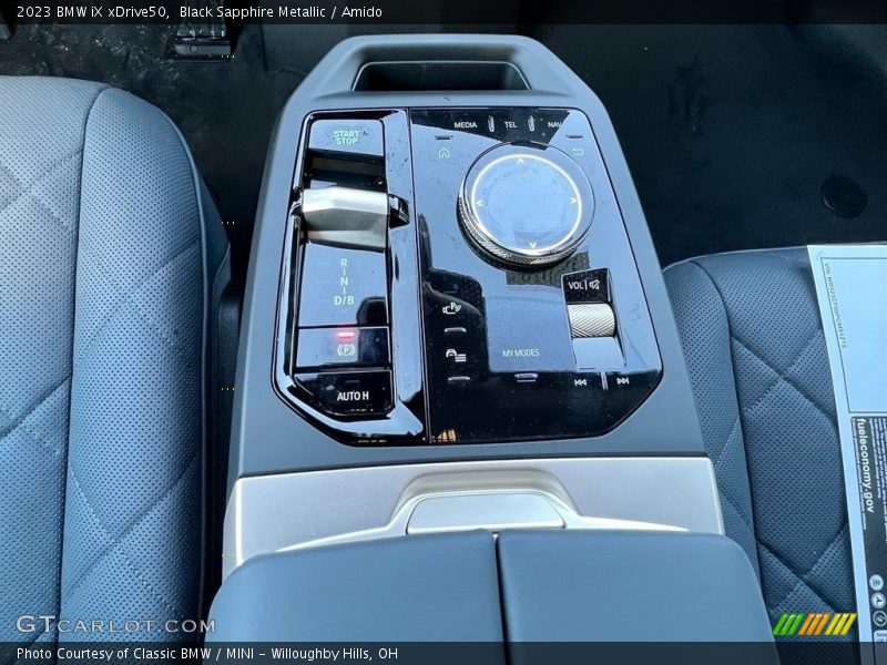 Black Sapphire Metallic / Amido 2023 BMW iX xDrive50