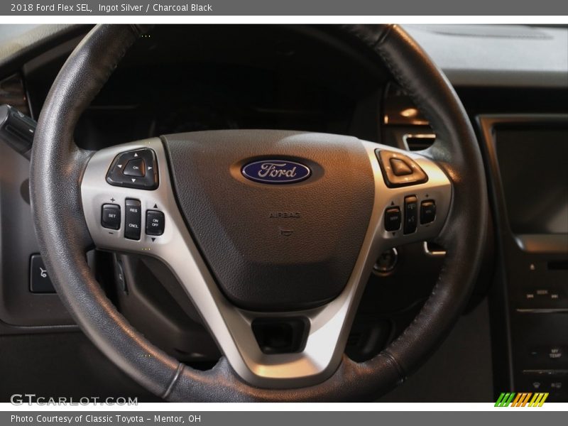 Ingot Silver / Charcoal Black 2018 Ford Flex SEL