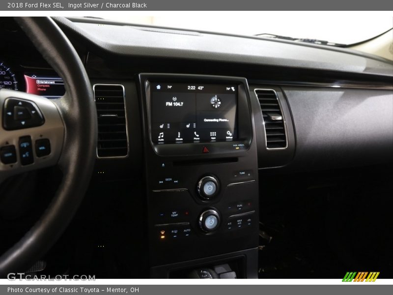 Ingot Silver / Charcoal Black 2018 Ford Flex SEL