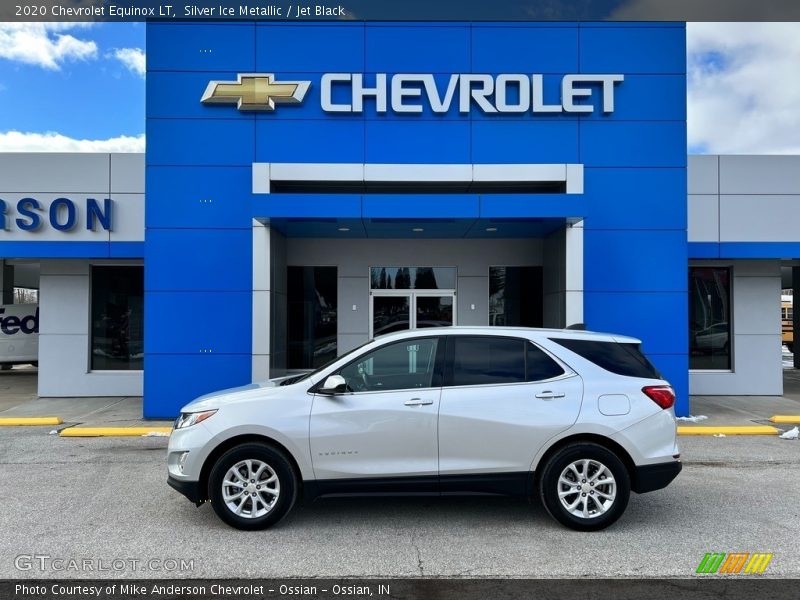 Silver Ice Metallic / Jet Black 2020 Chevrolet Equinox LT
