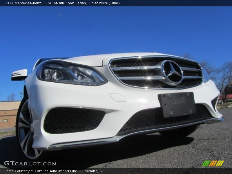 Polar White / Black 2014 Mercedes-Benz E 350 4Matic Sport Sedan