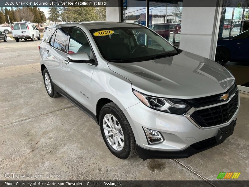 Silver Ice Metallic / Jet Black 2020 Chevrolet Equinox LT