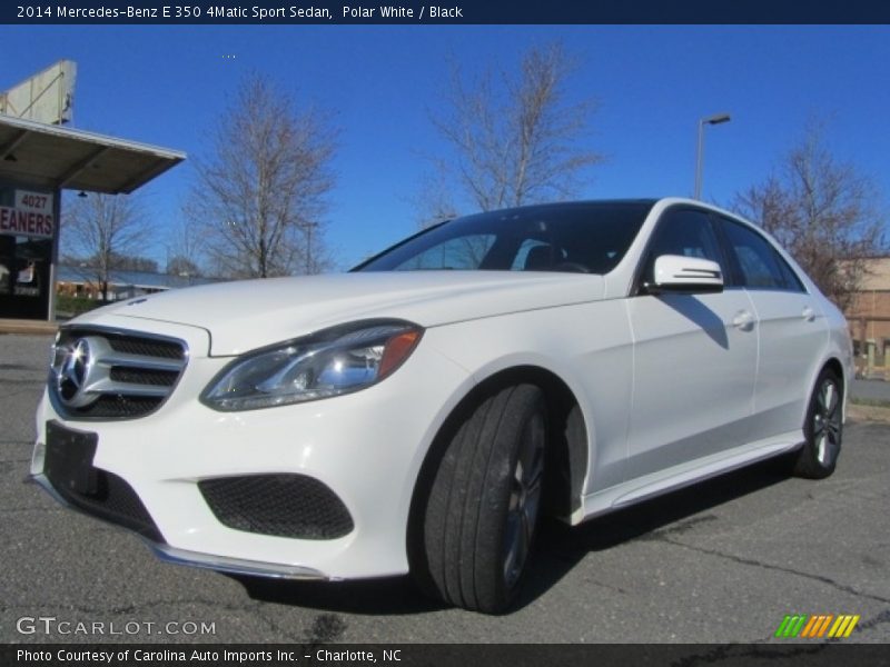 Polar White / Black 2014 Mercedes-Benz E 350 4Matic Sport Sedan