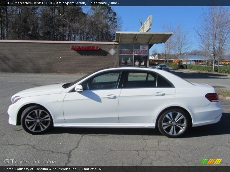 Polar White / Black 2014 Mercedes-Benz E 350 4Matic Sport Sedan