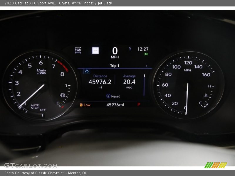  2020 XT6 Sport AWD Sport AWD Gauges
