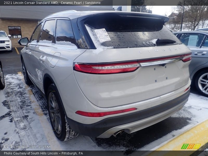 Ceramic Pearl / Sandstone 2021 Lincoln Corsair Standard AWD