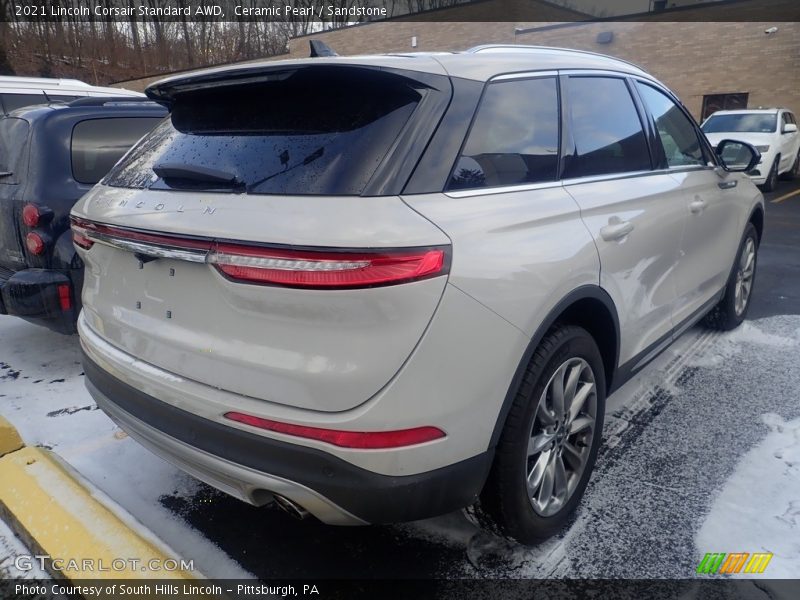 Ceramic Pearl / Sandstone 2021 Lincoln Corsair Standard AWD