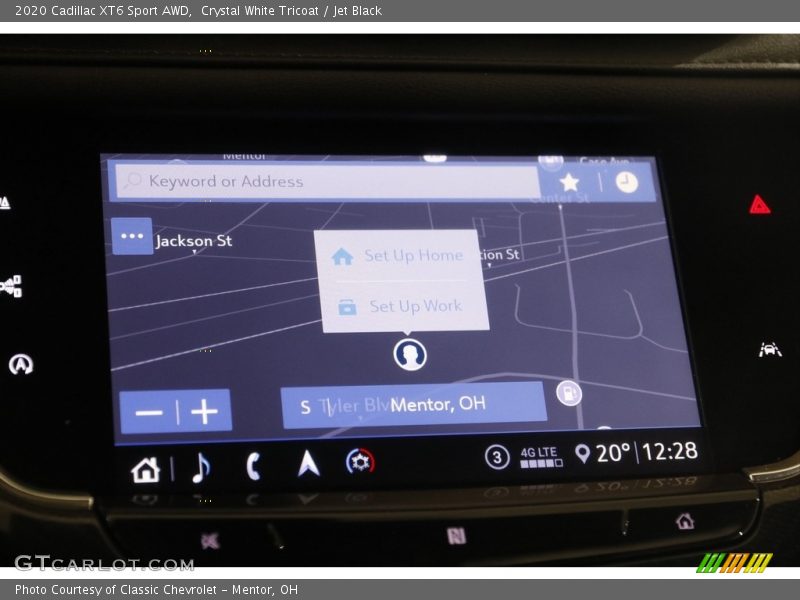 Navigation of 2020 XT6 Sport AWD
