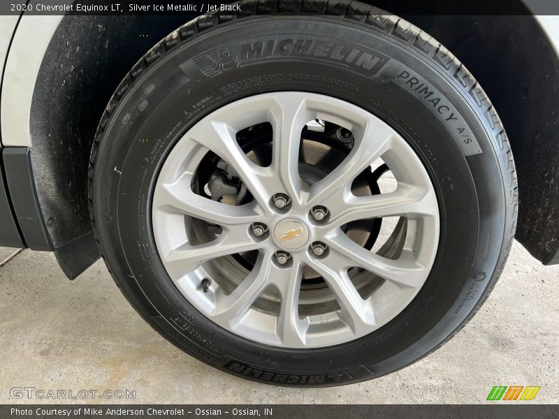 Silver Ice Metallic / Jet Black 2020 Chevrolet Equinox LT