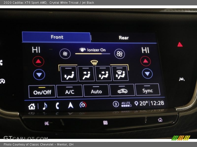 Controls of 2020 XT6 Sport AWD