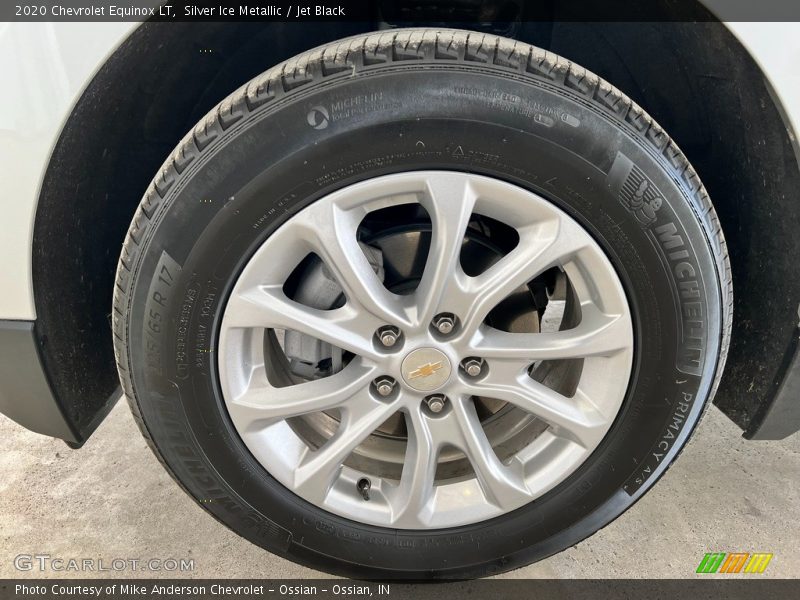 Silver Ice Metallic / Jet Black 2020 Chevrolet Equinox LT