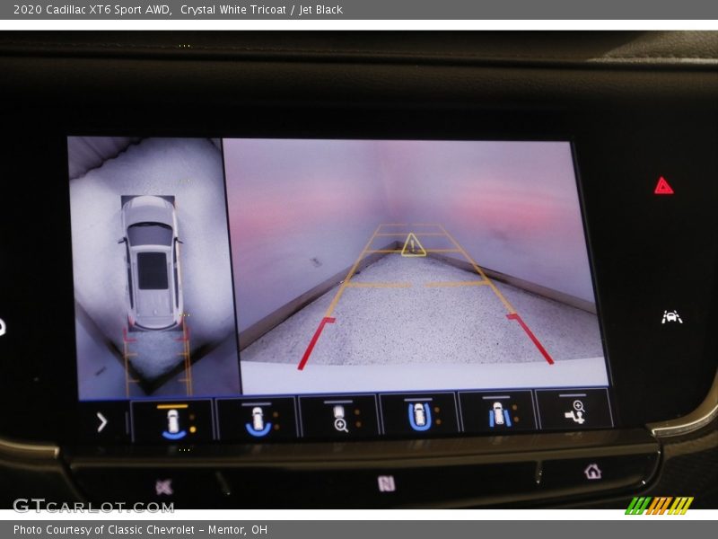 Crystal White Tricoat / Jet Black 2020 Cadillac XT6 Sport AWD