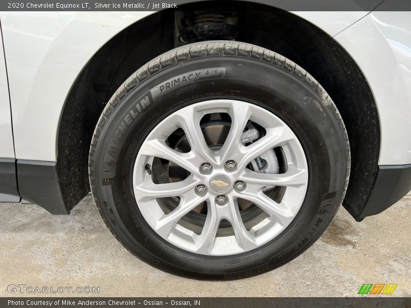 Silver Ice Metallic / Jet Black 2020 Chevrolet Equinox LT