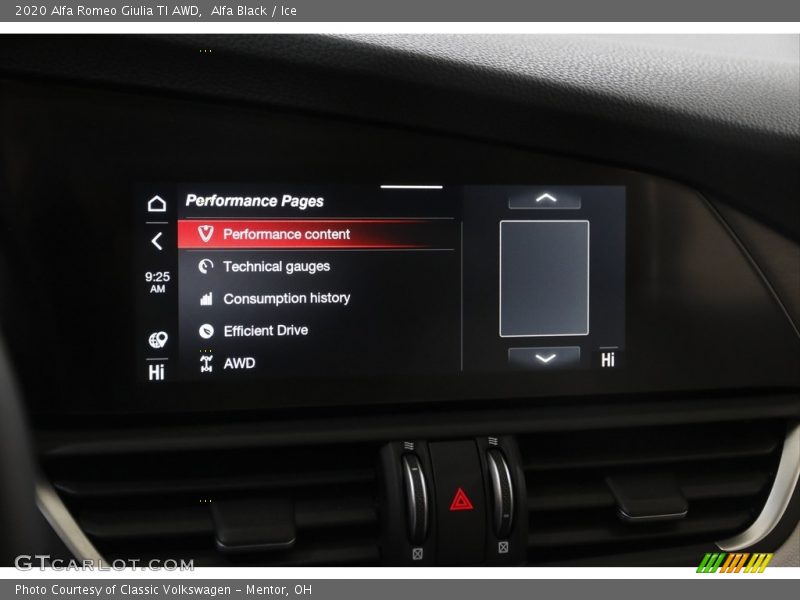 Alfa Black / Ice 2020 Alfa Romeo Giulia TI AWD