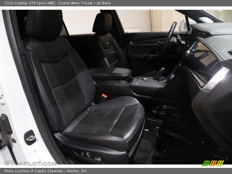 Crystal White Tricoat / Jet Black 2020 Cadillac XT6 Sport AWD