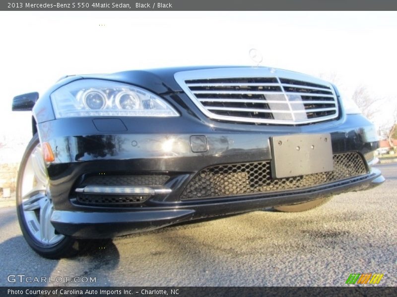 Black / Black 2013 Mercedes-Benz S 550 4Matic Sedan