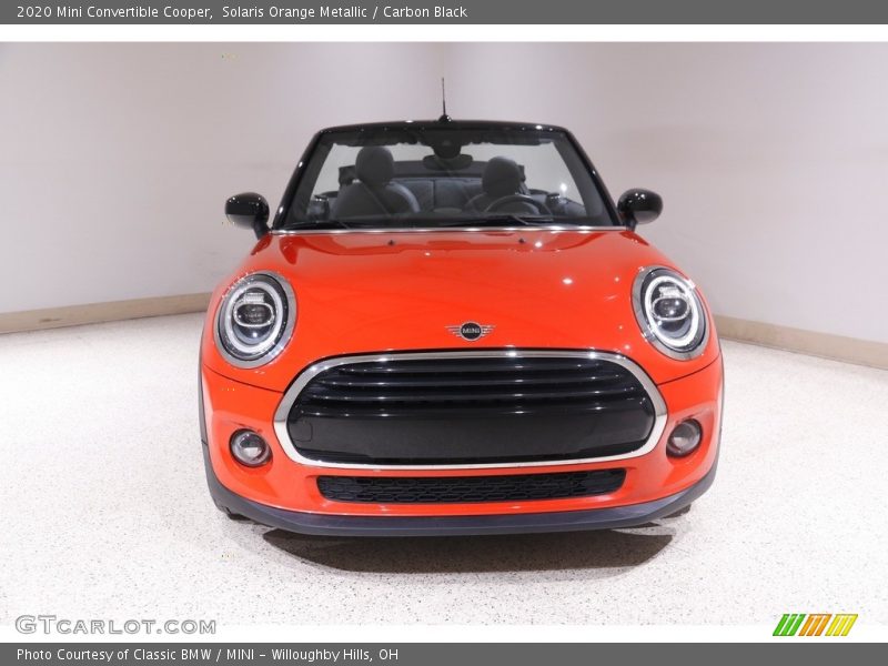 Solaris Orange Metallic / Carbon Black 2020 Mini Convertible Cooper