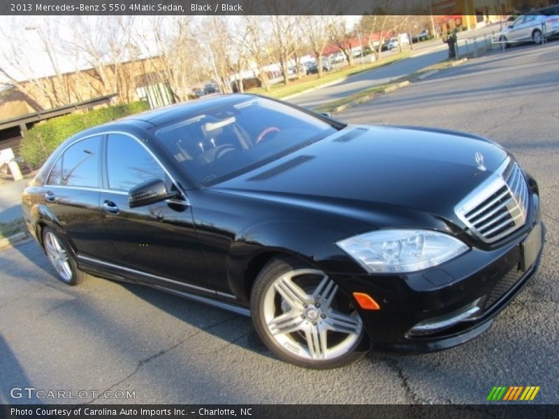 Black / Black 2013 Mercedes-Benz S 550 4Matic Sedan