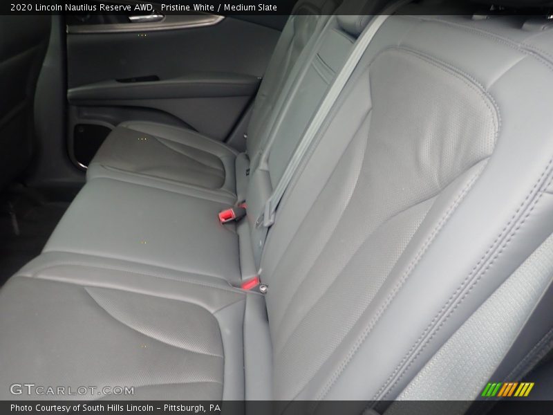 Pristine White / Medium Slate 2020 Lincoln Nautilus Reserve AWD