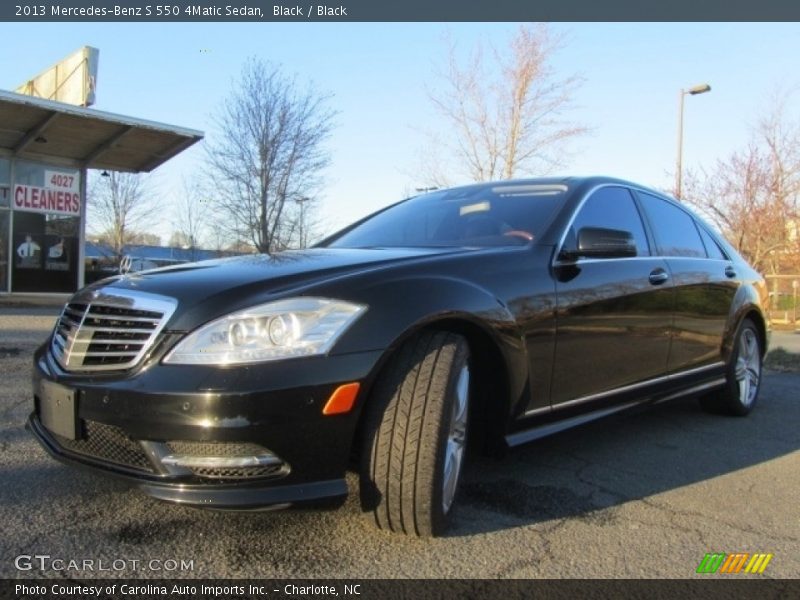 Black / Black 2013 Mercedes-Benz S 550 4Matic Sedan