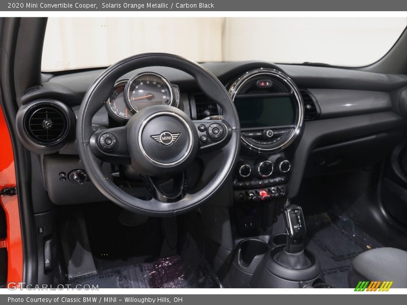 Dashboard of 2020 Convertible Cooper