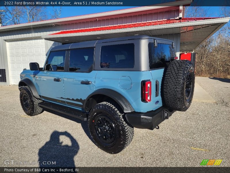 Area 51 / Medium Sandstone 2022 Ford Bronco Wildtrak 4x4 4-Door