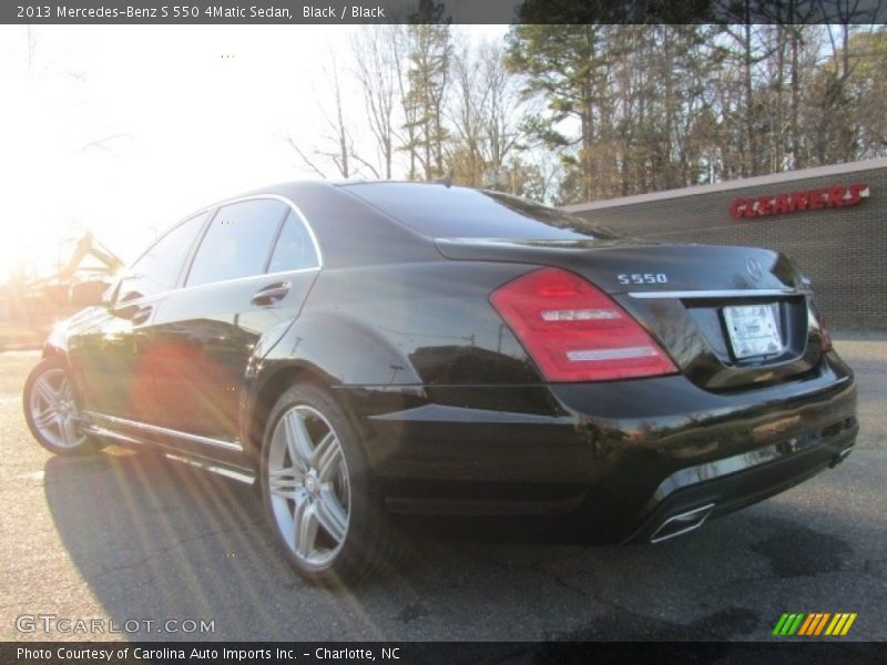 Black / Black 2013 Mercedes-Benz S 550 4Matic Sedan
