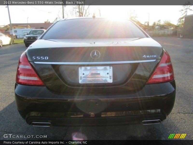 Black / Black 2013 Mercedes-Benz S 550 4Matic Sedan