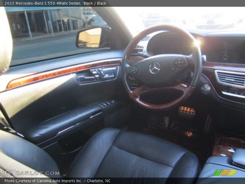Black / Black 2013 Mercedes-Benz S 550 4Matic Sedan