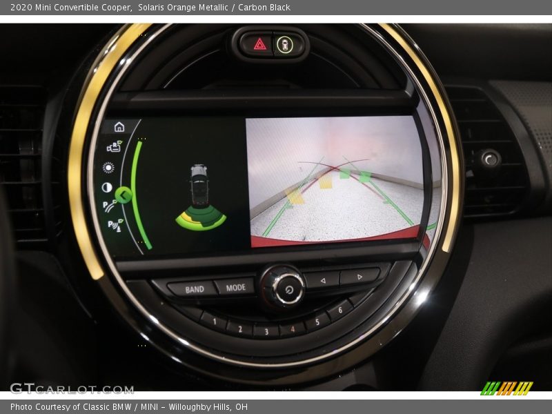 Controls of 2020 Convertible Cooper