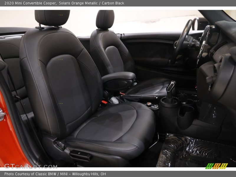 Solaris Orange Metallic / Carbon Black 2020 Mini Convertible Cooper