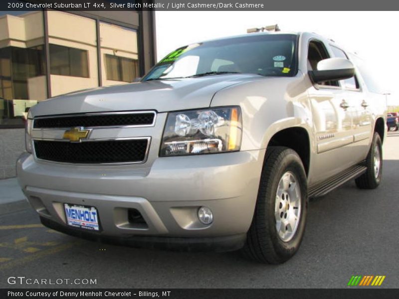 Silver Birch Metallic / Light Cashmere/Dark Cashmere 2009 Chevrolet Suburban LT 4x4