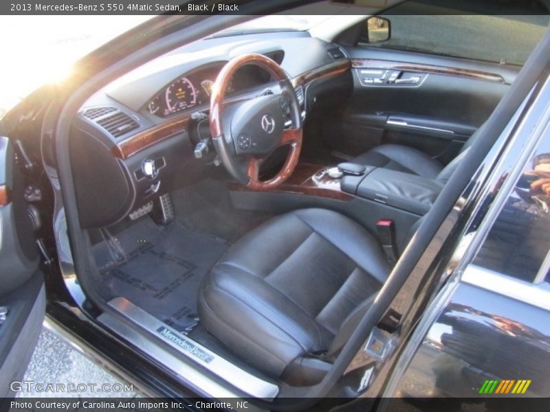 Black / Black 2013 Mercedes-Benz S 550 4Matic Sedan