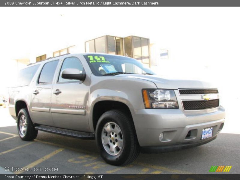 Silver Birch Metallic / Light Cashmere/Dark Cashmere 2009 Chevrolet Suburban LT 4x4