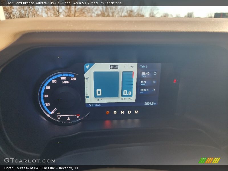  2022 Bronco Wildtrak 4x4 4-Door Wildtrak 4x4 4-Door Gauges