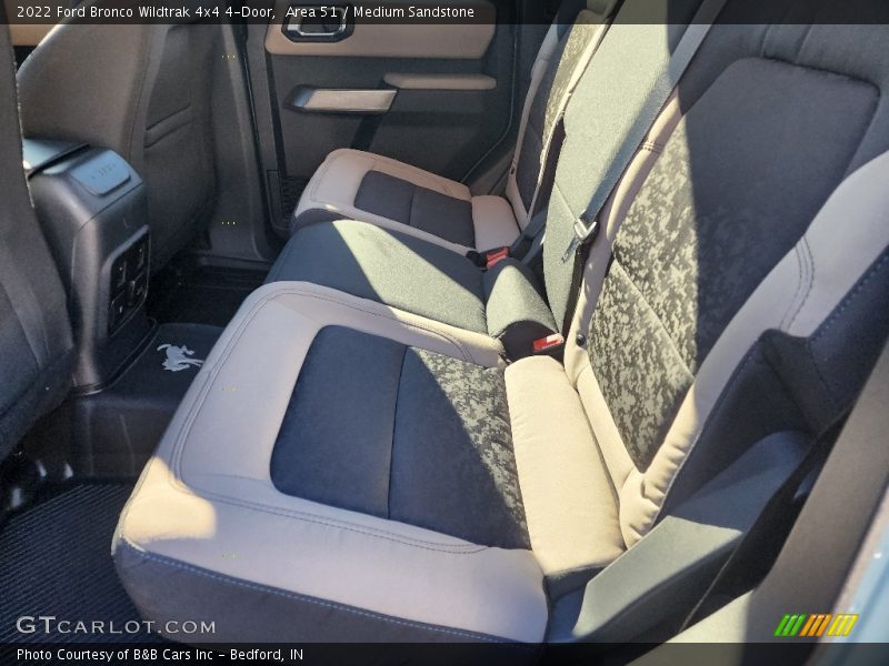 Rear Seat of 2022 Bronco Wildtrak 4x4 4-Door
